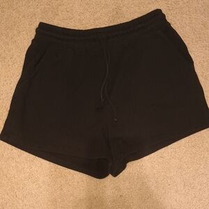 Aero Dwntme Black Women's Athletic Shorts